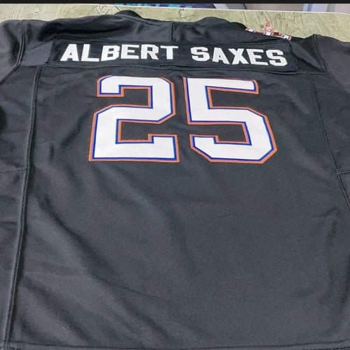 Custom Red White-Black Performance T-Shirt photo review