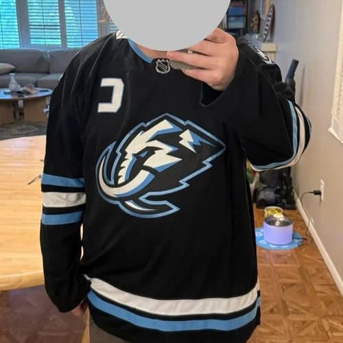 Custom Red White-Black Performance T-Shirt photo review