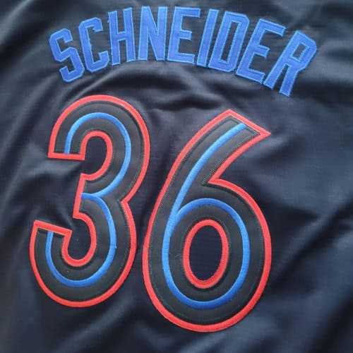 Custom Red White-Black Performance T-Shirt photo review